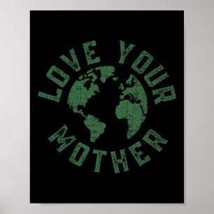 Jorddagen varje dag Kärlek er planeten Enviro för Poster