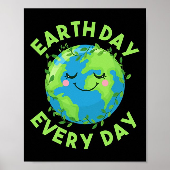 Jorddagen varje dag Kärlek,, miljön Poster (Framsidan)