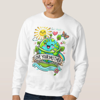Jorddagen varje dag lång ärmad tröja
