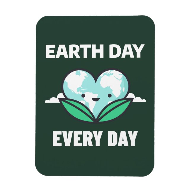 Jorddagen varje dag magnet (Vertikal)