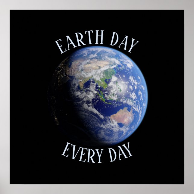 Jorddagen varje dag Planet Poster (Framsidan)
