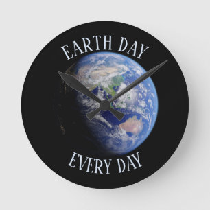 Jorddagen varje dag planeten rund klocka