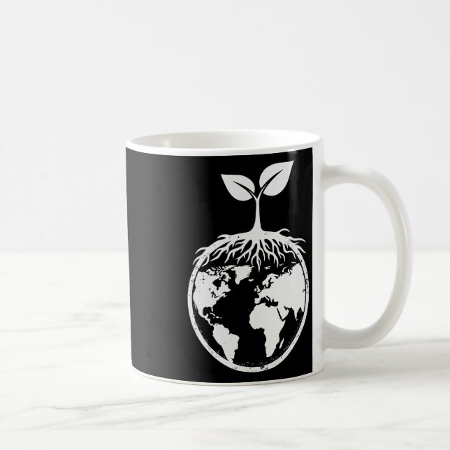 Jorddagen varje dag plantera mer Träd Spara vårt k Kaffemugg (Höger)