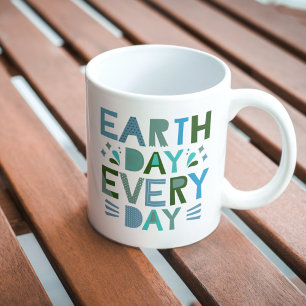 Jorddagen varje dag - Rädda planeten Kaffemugg