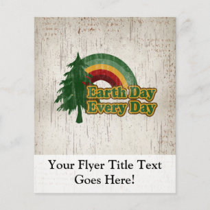 Jorddagen varje dag, Retro Rainbow Flygblad
