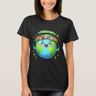 Jorddagen varje dag Retro Vintage Manar Kvinnor Ki T Shirt