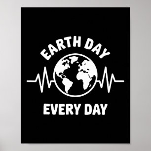 Jorddagen varje dag Shirt Manar Women Kids Earth D Poster