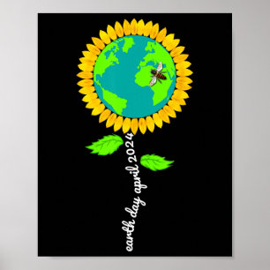 Jorddagen Varje dag - solros återställer Sparan Jo Poster
