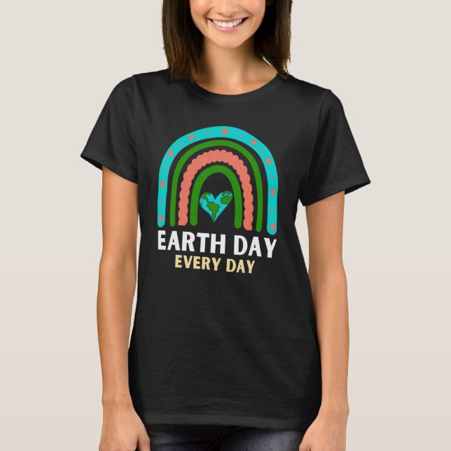 Jorddagen Varje dag Spara Planet Earth april 2022  T Shirt (Framsida)