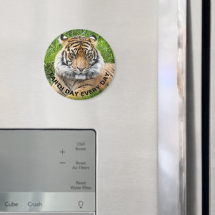 Jorddagen varje dag Sumatran Tiger Photo Magnet