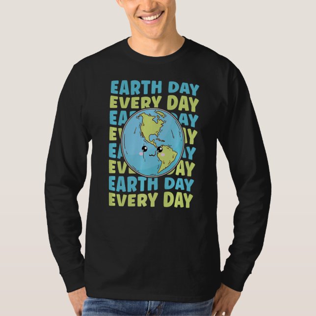 Jorddagen varje dag t shirt (Framsida)