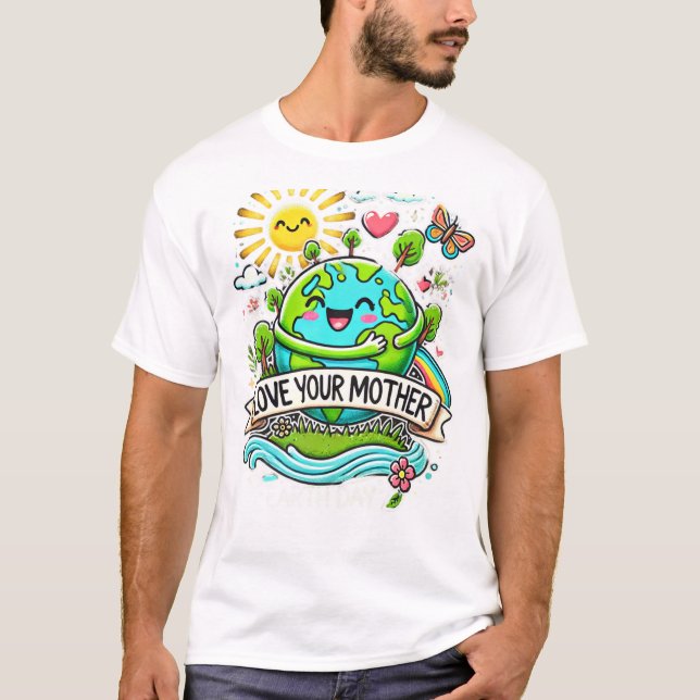 Jorddagen varje dag t shirt (Framsida)