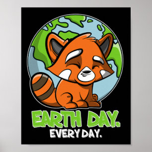 Jorddagen varje dag, varje dag, kute plantering oc poster