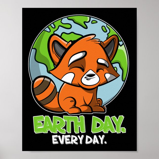 Jorddagen varje dag, varje dag, kute plantering oc poster (Framsidan)