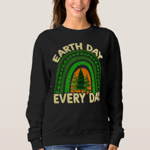 Jorddagen Varje daglig regnbåge Gräs Träd Jorddag T Shirt