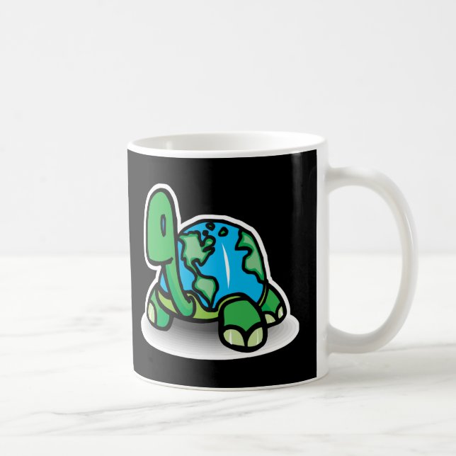jorddagens sköldpadda kaffemugg (Höger)