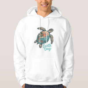 Jorddags T-shirt-design med gammaldags gravyr av h Hoodie