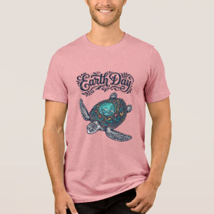 Jorddags T-shirt-design med gammaldags gravyr av h T Shirt