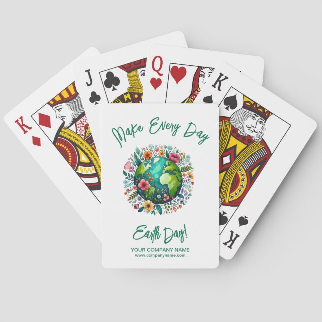 Jorddagsföretag Casinokort (Baksidan)