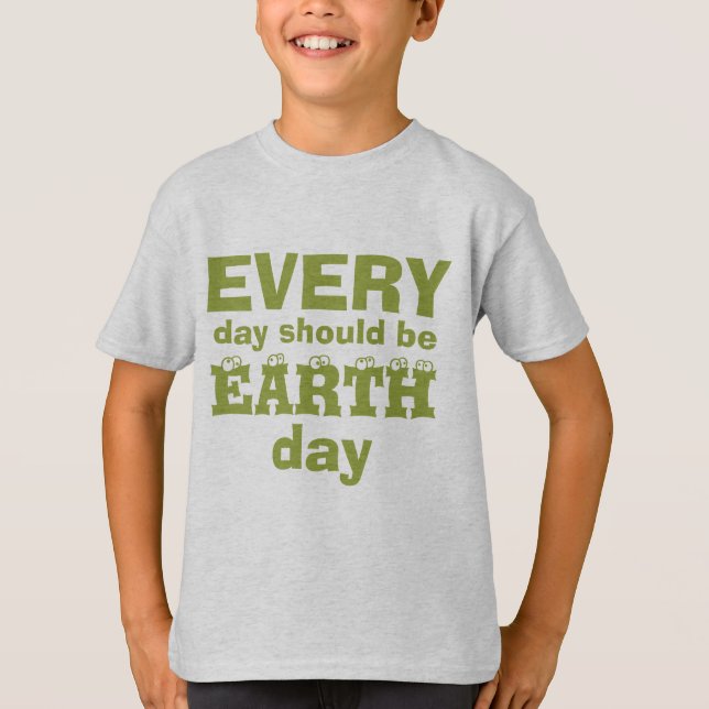 Jorddagskjortor och jacka t shirt (Framsida)