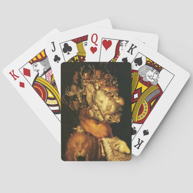 JORDE/PÅMINNELSE MED VILDA DJUR CASINOKORT (Baksidan)