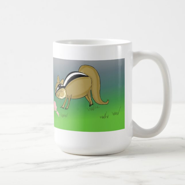 Jordekorrar med glasskoner kaffemugg (Höger)