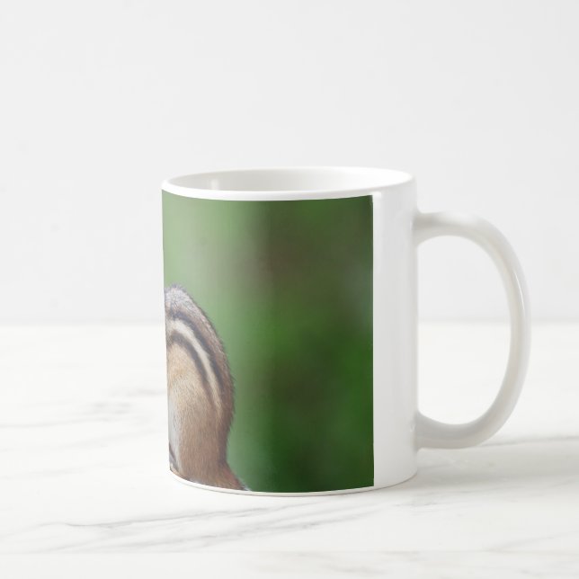 Jordekorre som äter nöt kaffemugg (Höger)