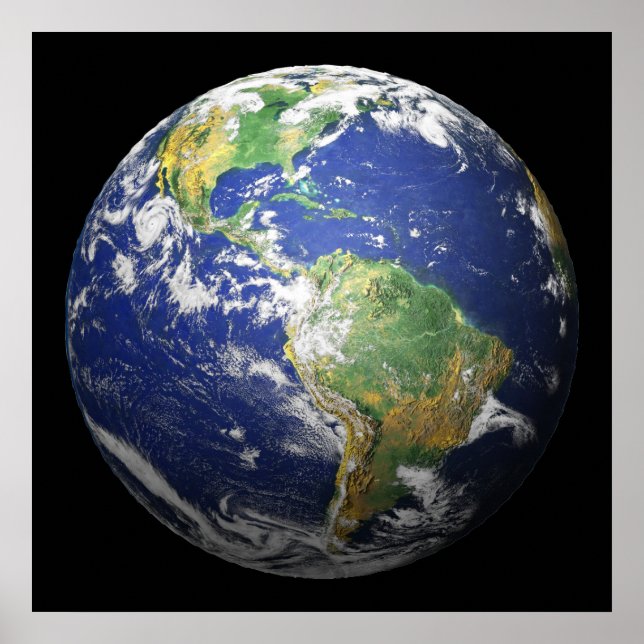 Jorden - 3D-effekt Poster (Framsidan)
