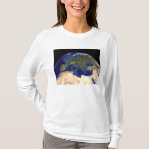 Jorden 7 för blåttmarmornästa generation t shirt