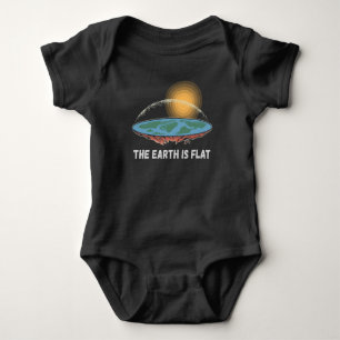 Jorden är en platt humoristisk teori t shirt