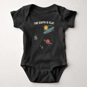 Jorden är en platt humoristisk teori t shirt