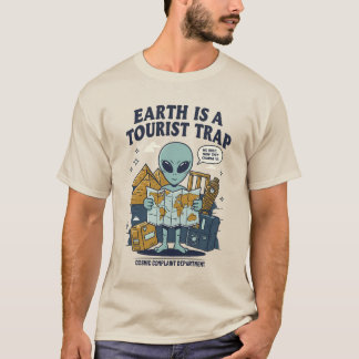 Jorden är en turistfälla t shirt