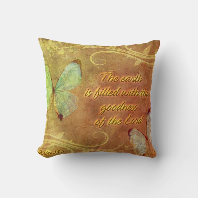 Jorden är fylld med godhet...Pillows Kudde (Framsida)