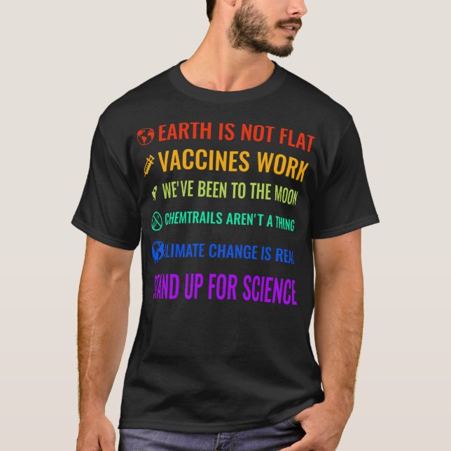 Jorden är inte ett rent vaccinationsarbete som vi  t shirt (Framsida)