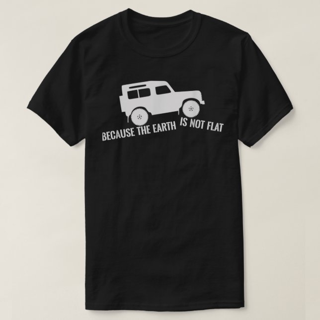 Jorden är inte plan 16 t shirt (Design framsida)