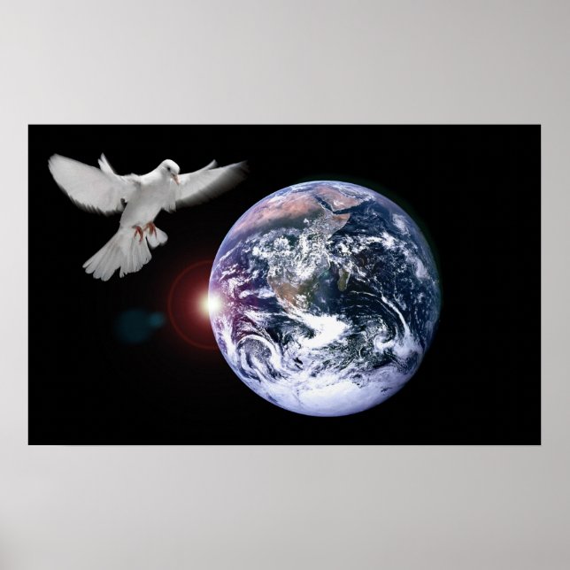 Jorden är kanvastrycket Lords bra art Poster (Framsidan)