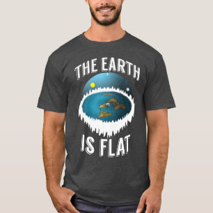 Jorden är lägenheten, lägenhetjordskjorta t-shirt