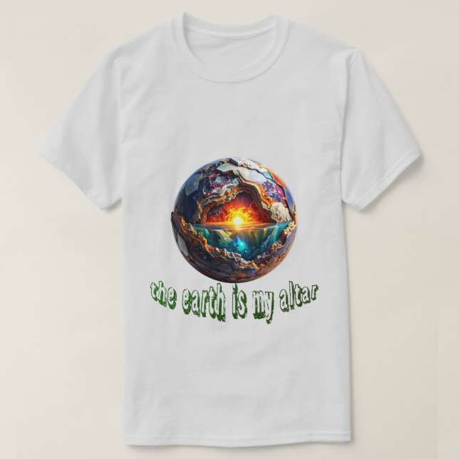 jorden är mitt altare 001 T-Shirt (Design framsida)