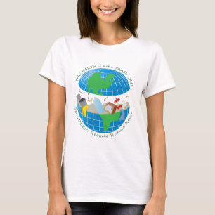 Jorden är stilla en stor blåttmarble. t shirt