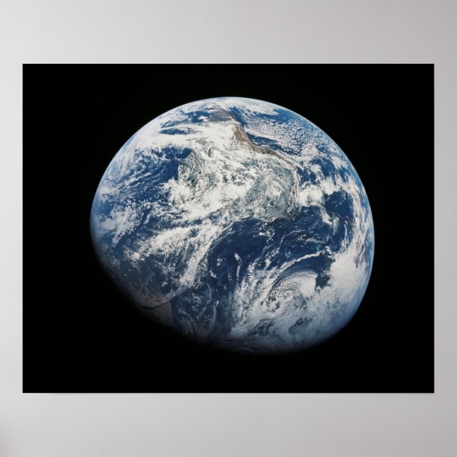 Jorden betraktad från Apollo 8 Poster (Framsidan)