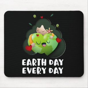 Jorden Dag varje dag Flicka Hugger Globe Spara Pl Musmatta