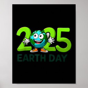 Jorden Day 2025: Den berömda jorddagen, födelsedag Poster