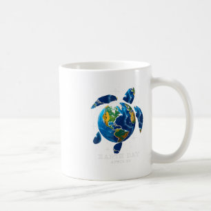 Jorden Day 2025 Spara Earth Sea Turtle Art Spara T Kaffemugg