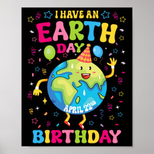 Jorden Day Birthday April 22 Birthday P Poster