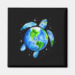 Jorden Day Restore Räddar planetna Jord Sea Turtle Magnet