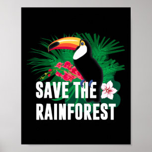 Jorden Day Spara The Rainforest Poster