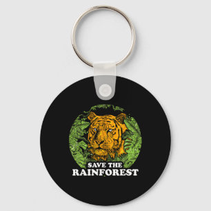 Jorden Day Spara The Rainforest Tiger Jungle Nyckelring