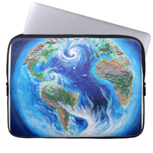 Jorden, den blå planeten laptop fodral