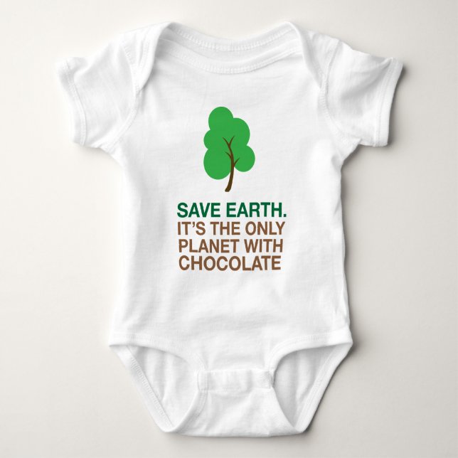 Jorden, den enda planeten med choklad tee (Framsida)