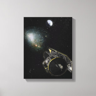 Jorden, ett Milky Way-objekt Canvastryck